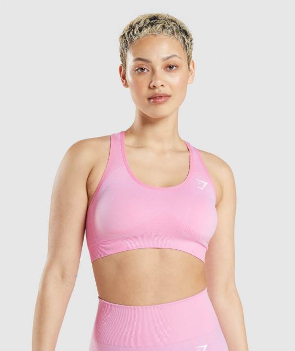 Damske Športové Podprsenky Gymshark Vital Seamless 2.0 Ruzove | BG3186509